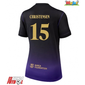 Barcelona Andreas Christensen #15 Segunda Equipación Mujer 2026-27 Manga Corta